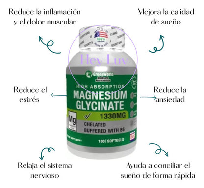 Glicinato De Magnesio X 100 Softgels