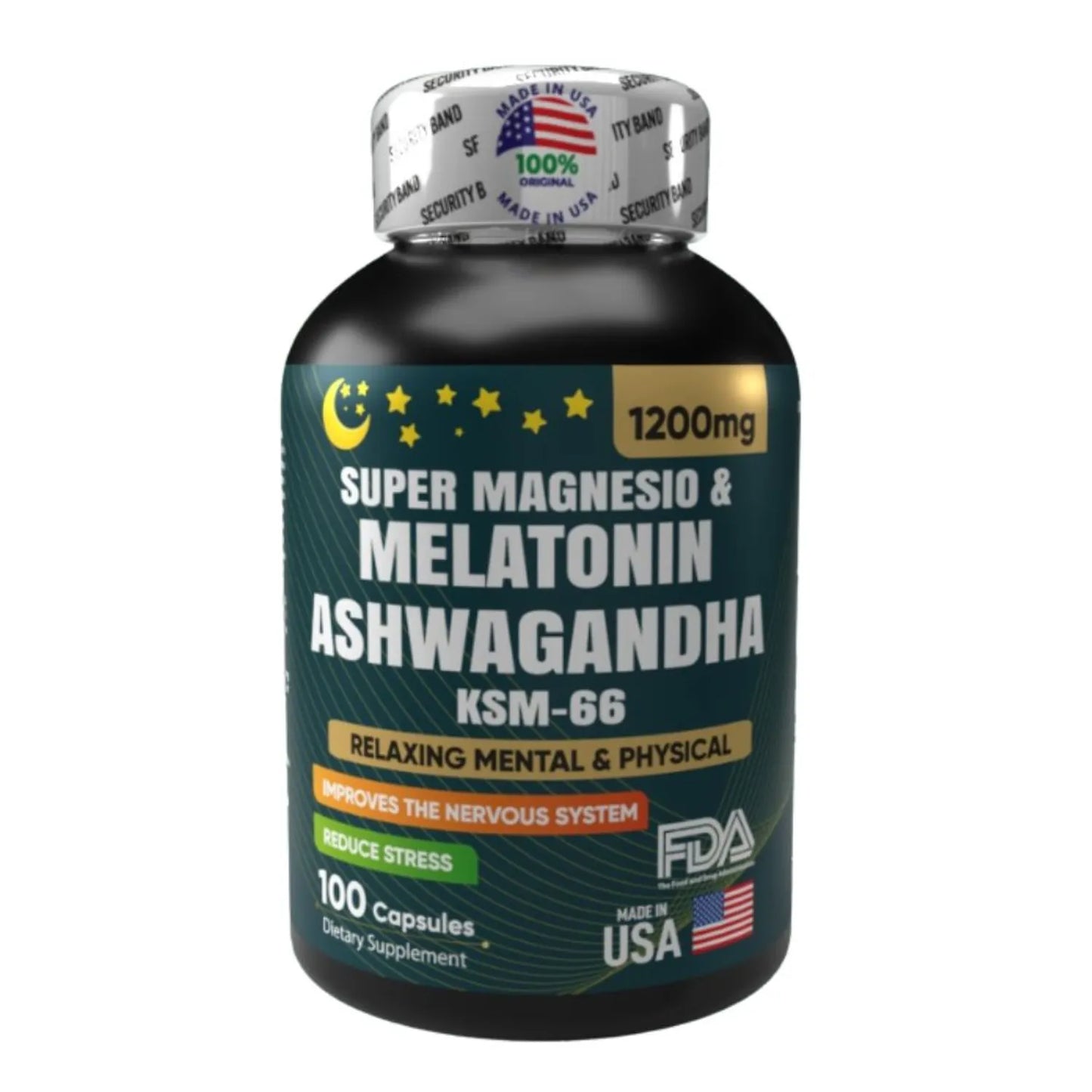 SUPERMAGNESIO Y MELATONIN + ASHWAGANDHA